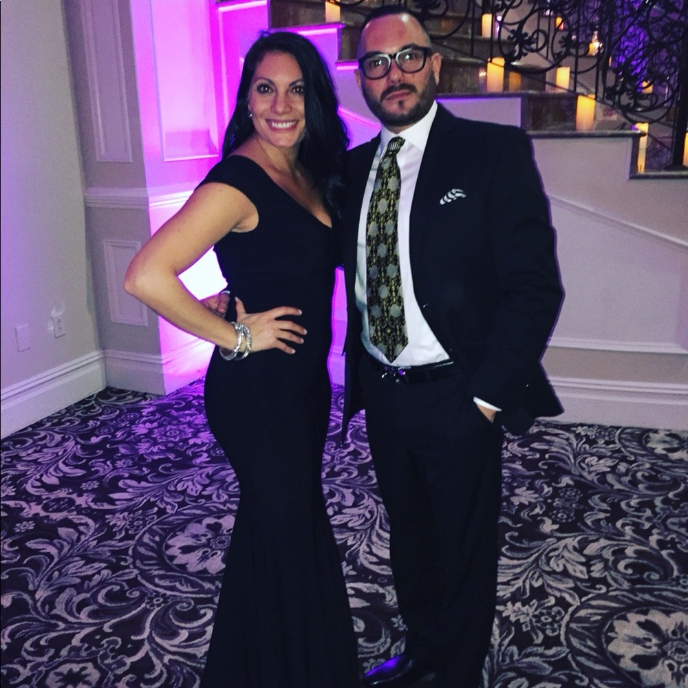 Black gown